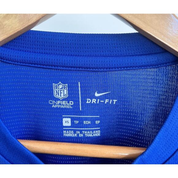 NWT New York GIANTS Nike Dri-fit Performance On FIELD‎ Women's Tee Shirt Size XS - Picture 3 of 5